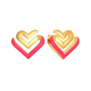 Amour Neon Gold Earrings