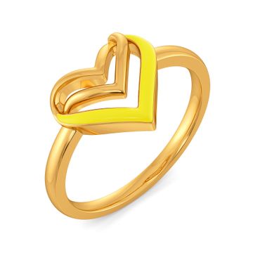 Valentine Sun Gold Rings