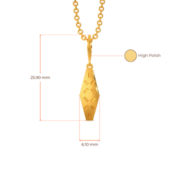 Utilitarian Gold Pendants