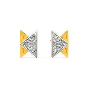 Sturdy Stitches Diamond Earrings
