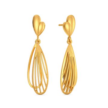 Joli Petale Gold Earrings