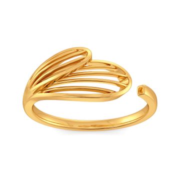 Joli Petale Gold Rings