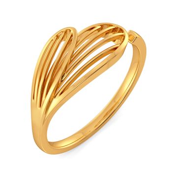 Joli Petale Gold Rings