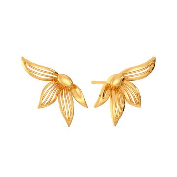 Petal Play Gold Earrings