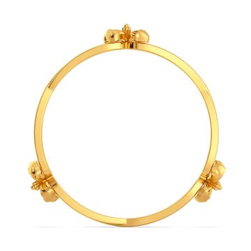 Flower Afar Gold Bangles