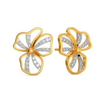Petal Petite Diamond Earrings