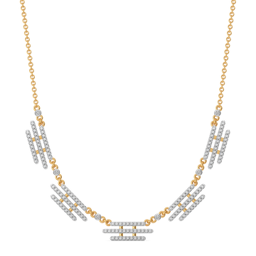 Dramatic Fringe Diamond Necklaces