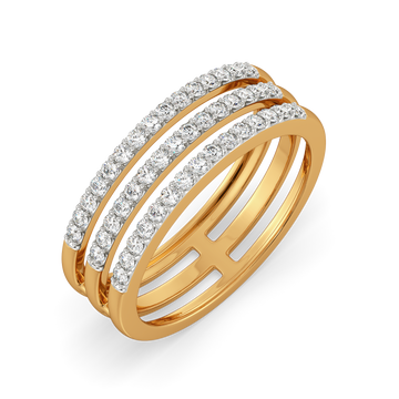 Dramatic Tiers Diamond Rings
