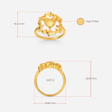 Palace of Love Gold Rings