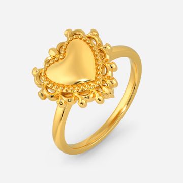 Wish upon a Heart Gold Rings