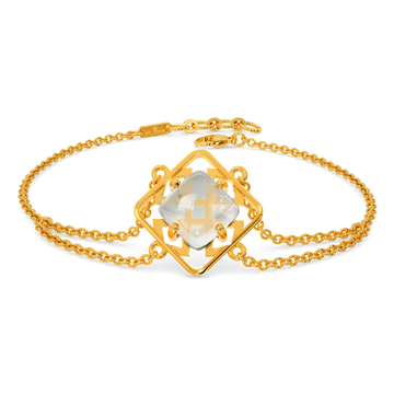 Clear Cascade Gemstone Bracelets