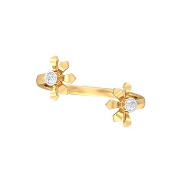 Greek lotus Diamond Rings