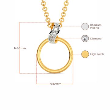Twirly Whirls Diamond Pendants