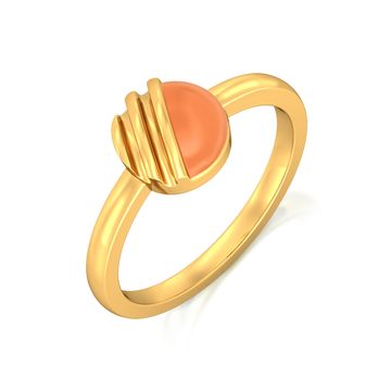 Roundezvous Gold Rings