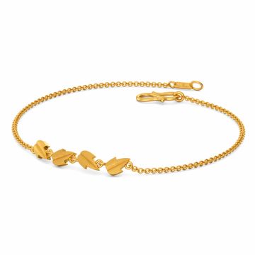 Leaf of Faith Gold Bracelets