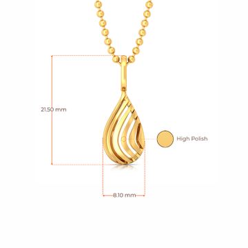 Sea Shell Gold Pendants