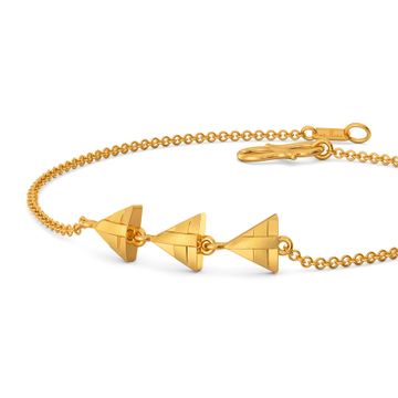 Triangle Trippin' Gold Bracelets