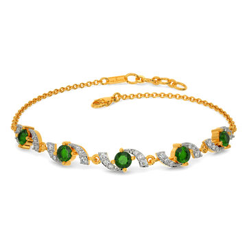 Green Essence Diamond Bracelets