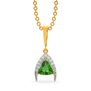 Vibin To Green Diamond Pendants