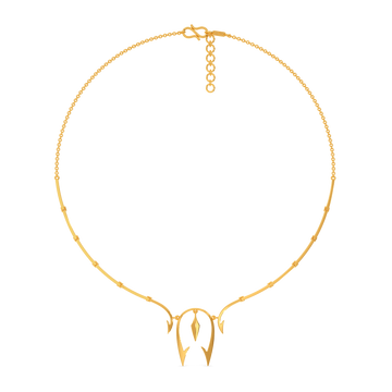 Gothic Noir Gold Necklaces