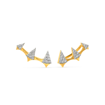 Gothic Enigma Diamond Earrings