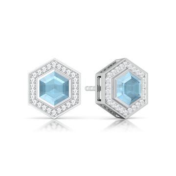 Belle in Blue Diamond Earrings