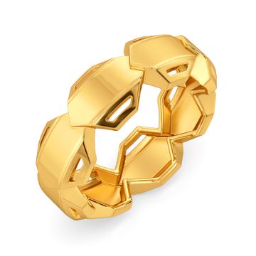 Angle the Tude Gold Rings