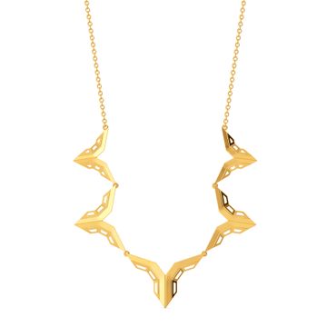 Angle the Tude Gold Necklaces