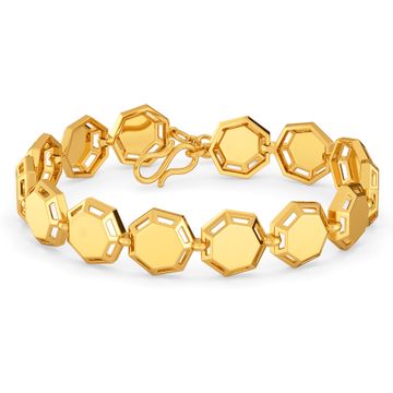 Angle Appeal Gold Bracelets