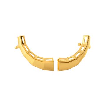 Arc into Style Gold Earrings
