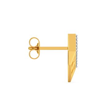 Dice Décor Diamond Earrings