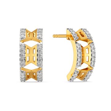Sassy Sides Diamond Earrings