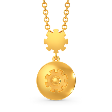 Enigma Sparkle Gold Pendants