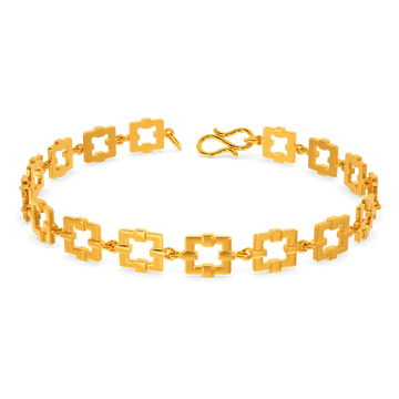 Fluid Fusion Gold Bracelets