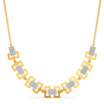 Offbeat Unity Diamond Necklaces