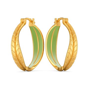 Leaf Land Gold Earrings