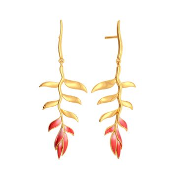 Lobster Claws Gold Earrings
