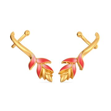 Lobster Claws Gold Earrings