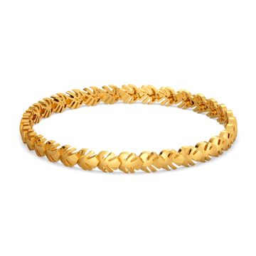 Petals & Ferns Gold Bangles
