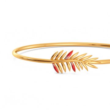 Fern N Floral Gold Bangles