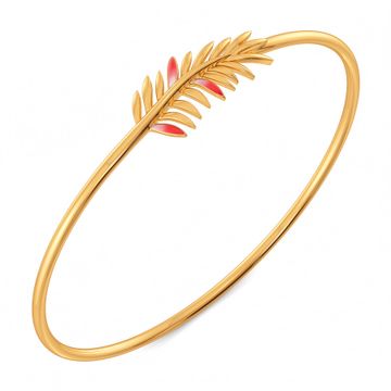 Fern N Floral Gold Bangles