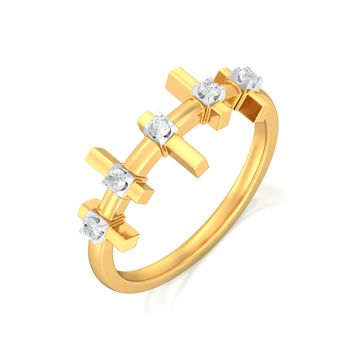 Gaga Over Gingham Diamond Rings