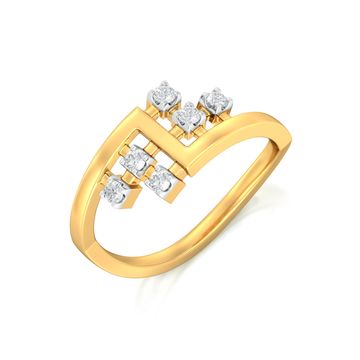 Gingham Glam Diamond Rings