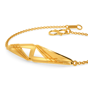Break The Rules Gold Bracelets
