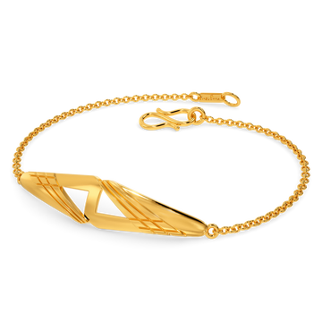 Break The Rules Gold Bracelets