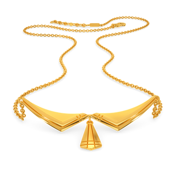 School Spirit Gold Necklaces