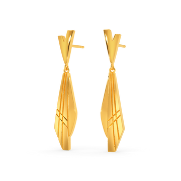 School Dream Gold Earrings