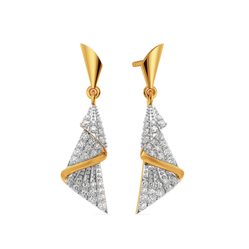Goddess Charm Diamond Earrings