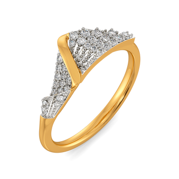 Goddess Charm Diamond Rings