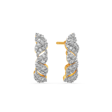 Ethereal Sweep Diamond Earrings